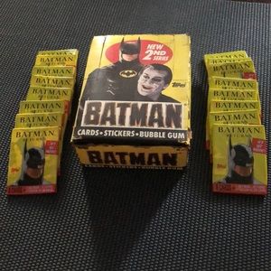 BATMAN 2ND SERIES BOX & BATMAN RETURNS PACKS